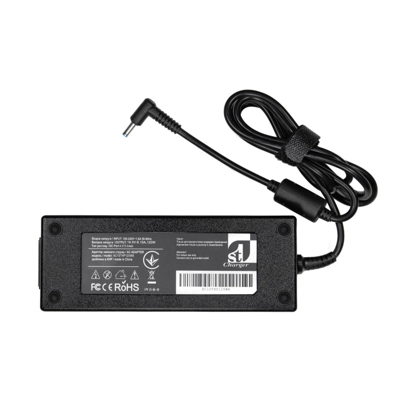 Блок живлення 1StCharger для ноутбука HP 19.5V 120W 6.15A 4.5х3.0мм (AC1STHP120WB)