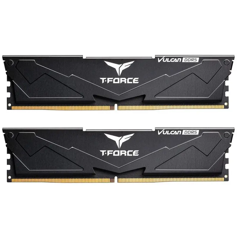 Модуль пам`ятi DDR5 2x16GB/6000 Team T-Force Vulcan Black (FLBD532G6000HC38ADC01)