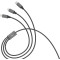 Кабель SkyDolphin S63E 3in1 USB - Lightning + micro USB + USB Type-C (M/M), 1.2 м, Black (USB-000625)