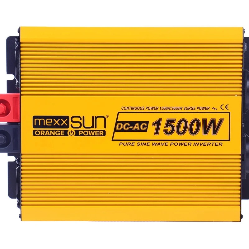 Інвертор напруги Mexxsun YX-1500W-S, 12V/220V, 1500W (29180)
