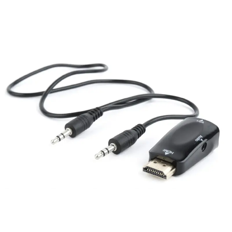 Адаптер Cablexpert HDMI - VGA V 1.4 (M/F), Black (A-HDMI-VGA-02) Адаптер Cablexpert HDMI - VGA V 1.4 (M/F), Black (A-HDMI-VGA-02)