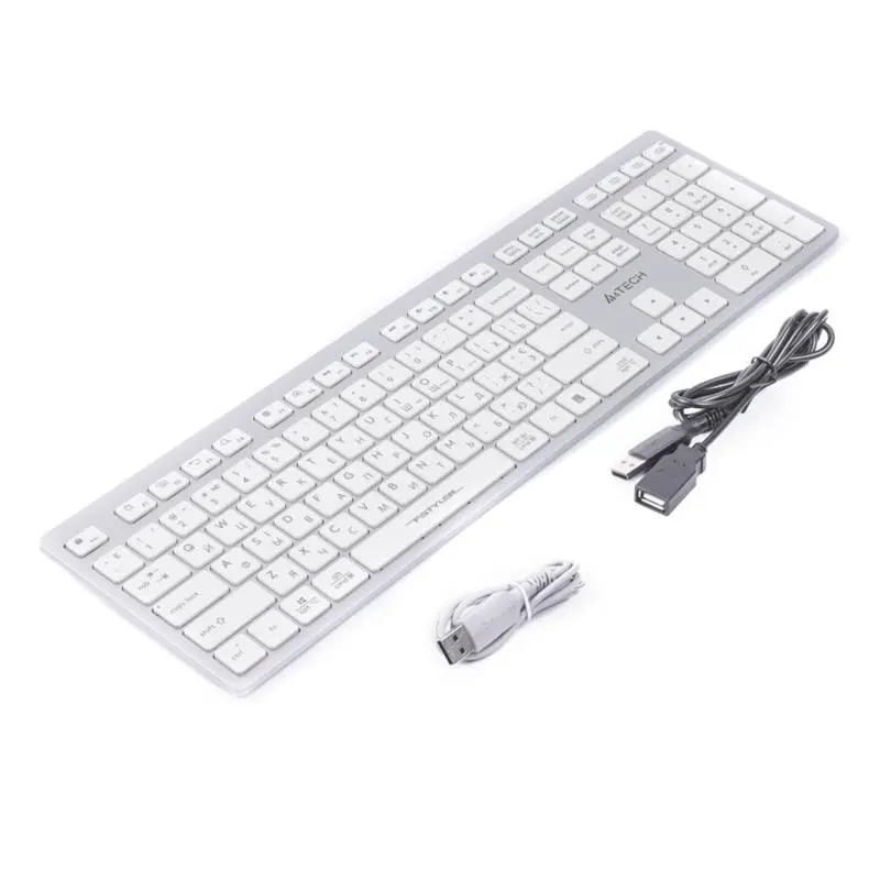Клавіатура A4Tech Fstyler FBX50C White Клавіатура A4Tech Fstyler FBX50C White