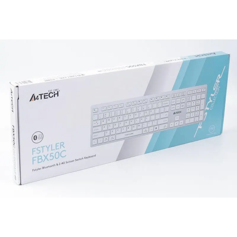 Клавіатура A4Tech Fstyler FBX50C White Клавіатура A4Tech Fstyler FBX50C White