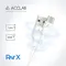 Кабель ACCLAB PwrX USB - USB Type-C (M/M), 30 W, 1.2 м, White (1283126559532)