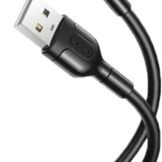 Кабель XO NB212 USB - Lightning (M/M), 2.1 A, 1 м, Black (XO-NB212i-BK)