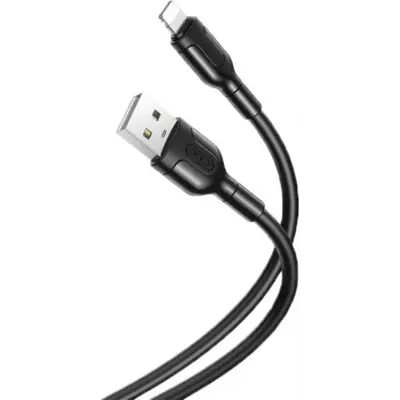Кабель XO NB212 USB - Lightning (M/M), 2.1 A, 1 м, Black (XO-NB212i-BK) Кабель XO NB212 USB - Lightning (M/M), 2.1 A, 1 м, Black (XO-NB212i-BK)