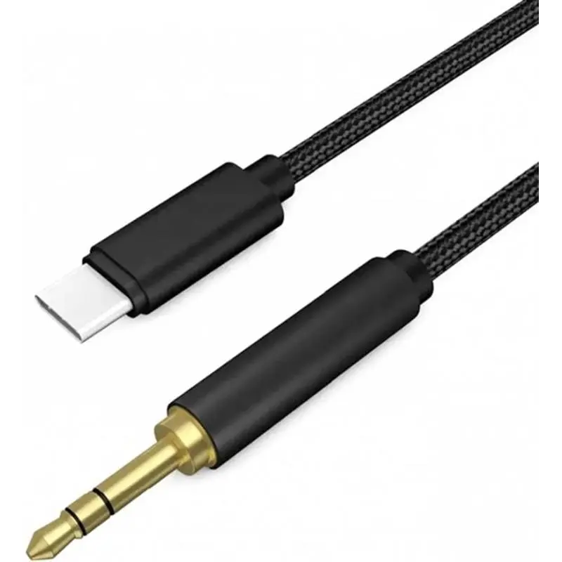 Адаптер XoKo 3.5 мм - USB Type-C (M/M), 1 м, Black (AUX-002-BK) Адаптер XoKo 3.5 мм - USB Type-C (M/M), 1 м, Black (AUX-002-BK)