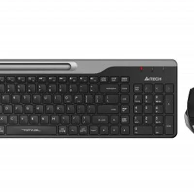 Комплект (клавіатура, мишка) бездротовий A4Tech FB2535CS Smoky Grey USB