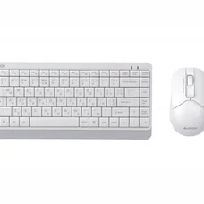 Комплект (клавіатура, мишка) бездротовий A4Tech FG1112S White USB