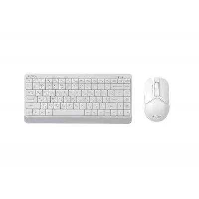 Комплект (клавіатура, мишка) бездротовий A4Tech FG1112S White USB
