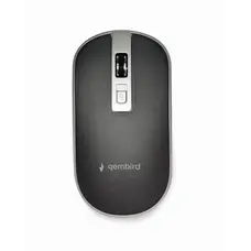 Миша бездротова Gembird MUSW-4B-06-BS Black/Silver