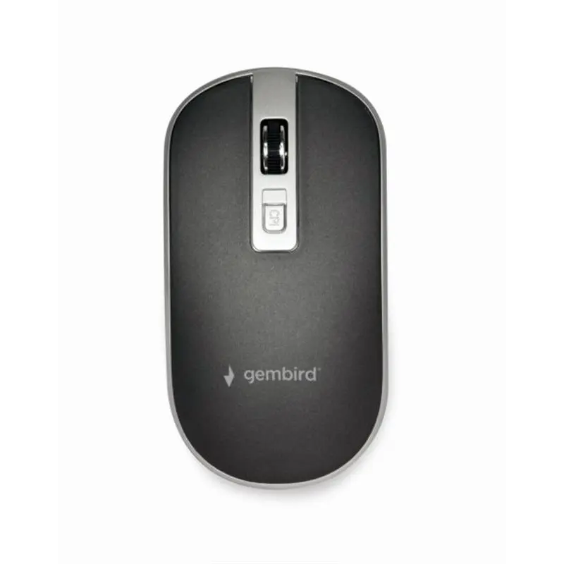 Миша бездротова Gembird MUSW-4B-06-BS Black/Silver