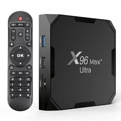 HD медіаплеєр X96 MAX+ Ultra Android TV (905x4/4GB/64GB)