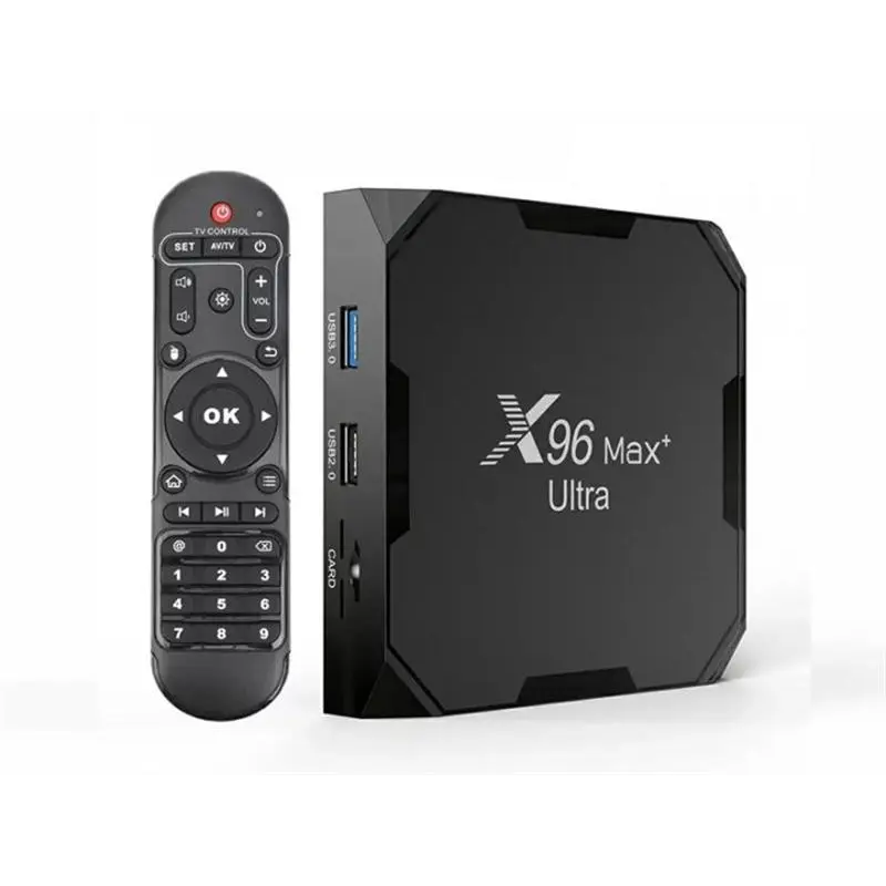 HD медіаплеєр X96 MAX+ Ultra Android TV (905x4/4GB/64GB)