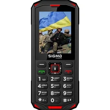 Мобільний телефон Sigma mobile X-treme PA68 Dual Sim Black/Red (4827798466520)