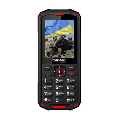 Мобільний телефон Sigma mobile X-treme PA68 Dual Sim Black/Red (4827798466520) Мобільний телефон Sigma mobile X-treme PA68 Dual Sim Black/Red (4827798466520)