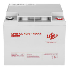 Акумуляторна батарея LogicPower 12V 40AH (LPM-GL 12 - 40 AH) GEL