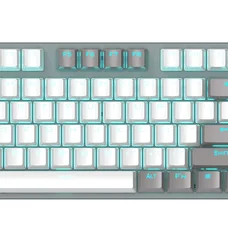 Клавіатура Aula Mechanical F3287 White/Grey Keycap KRGD Blue (6948391240688)