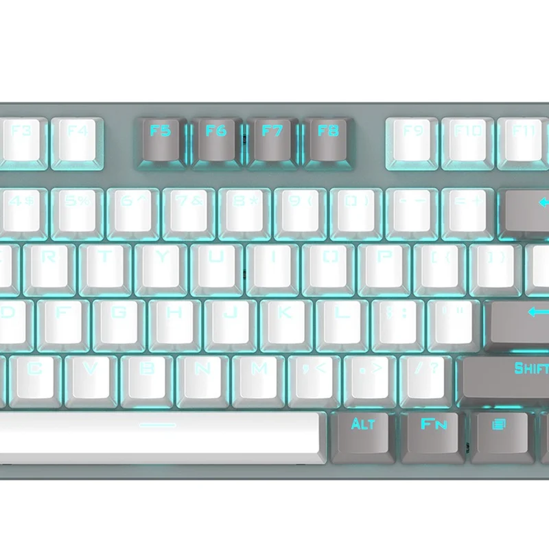 Клавіатура Aula Mechanical F3287 White/Grey Keycap KRGD Blue (6948391240688)