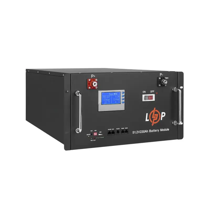 Акумуляторна батарея LogicPower 48V 230 AH (11776Wh) з LCD RM (Smart BMS 200A) LiFePO4 Акумуляторна батарея LogicPower 48V 230 AH (11776Wh) з LCD RM (Smart BMS 200A) LiFePO4
