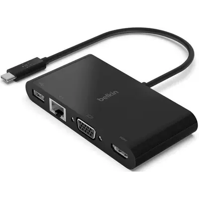 Док-станція Belkin USB-C Multimedia Adapter (AVC005BTBK)