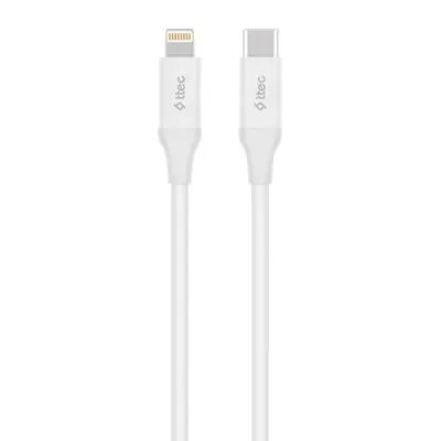 Кабель Ttec USB Type-C - Lightning (M/M), 1.5 м, White (2DK40B) Кабель Ttec USB Type-C - Lightning (M/M), 1.5 м, White (2DK40B)