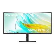 Монiтор Samsung 34" ViewFinity LS34C650U (LS34C650UAIXCI) VA Black Curved