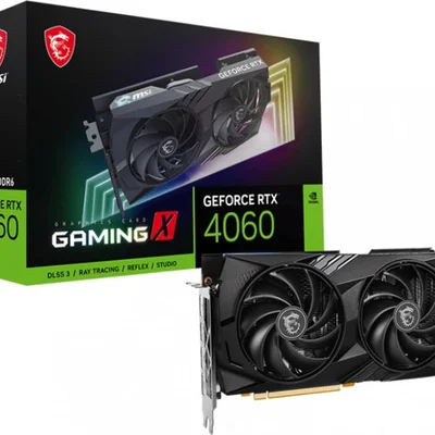 Відеокарта GF RTX 4060 8GB GDDR6 Gaming X MSI (GeForce RTX 4060 GAMING X 8G)