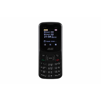 Мобiльний телефон 2E E180 2023 Dual Sim Black (688130251044)