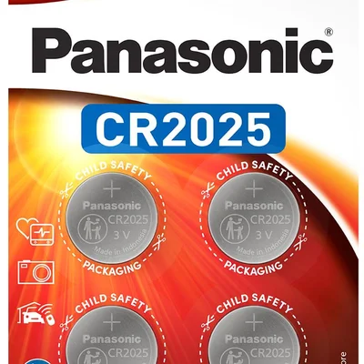 Батарейка Panasonic CR 2025 BL 4шт