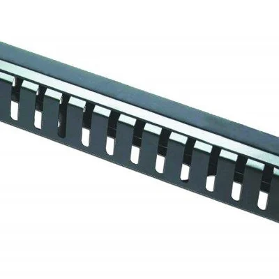 Організатор кабелю Cablexpert 1U 19" (19C-CM2) з металевою кришкою