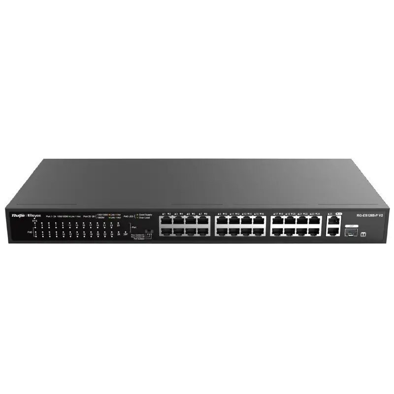 Комутатор Ruijie Reyee RG-ES126S-P V2 Комутатор Ruijie Reyee RG-ES126S-P V2
