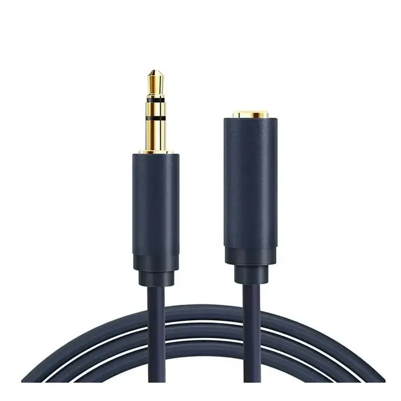 Кабель Cabletime Audio 3.5 мм - 3.5 мм (M/F), 1.5 м, Black, 3 pin (CF16J) Кабель Cabletime Audio 3.5 мм - 3.5 мм (M/F), 1.5 м, Black, 3 pin (CF16J)