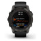 Смарт-годинник Garmin Fenix 7 Pro Sapphire Solar Carbon Gray DLC Titanium with Black Silicone (010-02777-54)