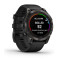 Смарт-годинник Garmin Fenix 7 Pro Sapphire Solar Carbon Gray DLC Titanium with Black Silicone (010-02777-54)