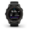 Смарт-годинник Garmin Fenix 7 Pro Sapphire Solar Carbon Gray DLC Titanium with Black Silicone (010-02777-54)