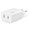 Мережевий зарядний пристрій Ttec SmartCharger Duo PD USB-C 40W White (2SCS27B)