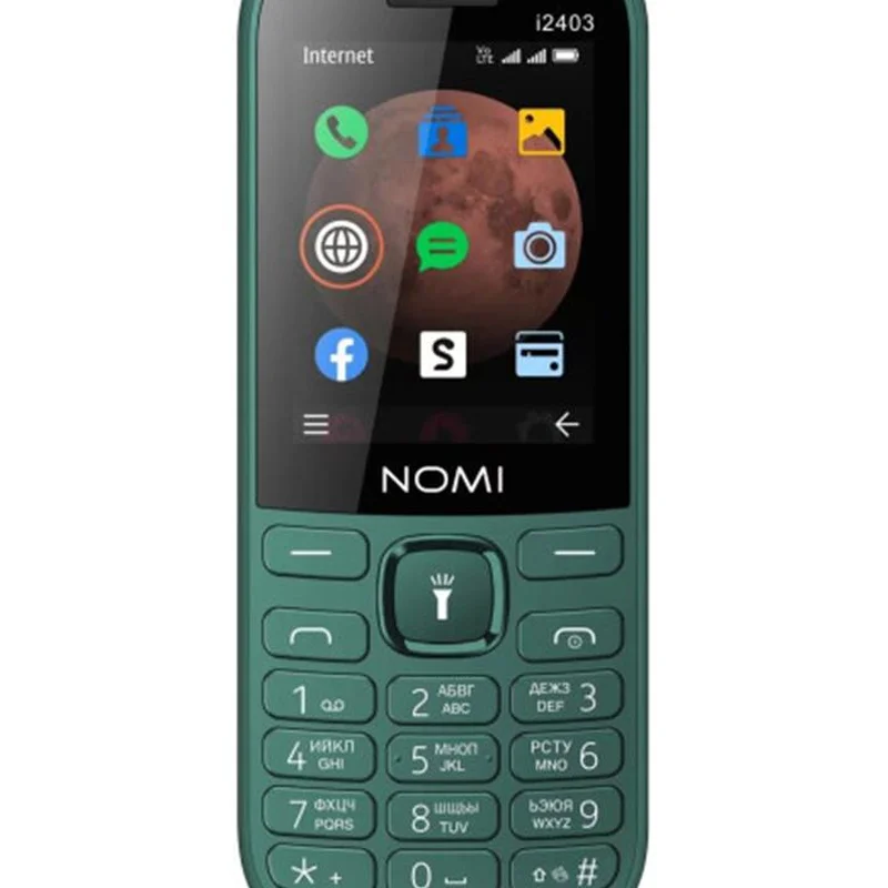 Мобiльний телефон Nomi i2403 Dual Sim Dark Green