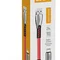 Кабель ColorWay USB - Lightning (M/M), 2.4 А, 1 м, Red (CW-CBUL010-RD)