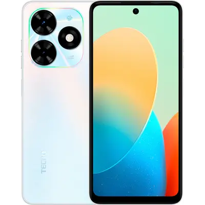 Смартфон Tecno Spark Go 2024 (BG6) 4/128GB Dual Sim Mystery White (4894947010569)