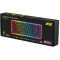 Клавіатура 2E Gaming KG345 RGB 68key USB Transparent