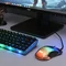 Клавіатура 2E Gaming KG345 RGB 68key USB Transparent