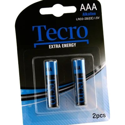Батарейка Tecro Extra Energy Alkaline AAA/LR03 BL 2 шт