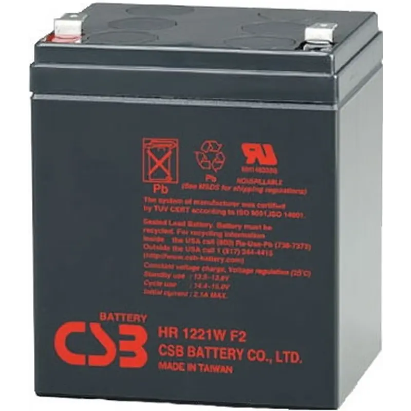 Акумуляторна батарея CSB 12V 5AH (HR1221W) AGM Акумуляторна батарея CSB 12V 5AH (HR1221W) AGM