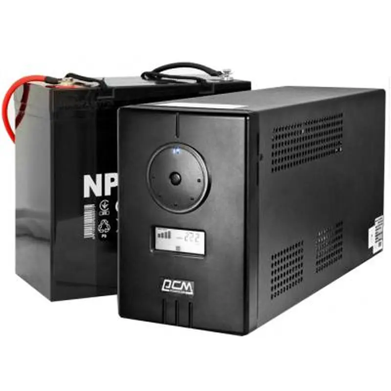 Джерело безперебійного живлення Powercom INF-800, 2 x евро, USB, под внеш. АКБ, с правильной синусоидой (00012522) Джерело безперебійного живлення Powercom INF-800, 2 x евро, USB, под внеш. АКБ, с правильной синусоидой (00012522)