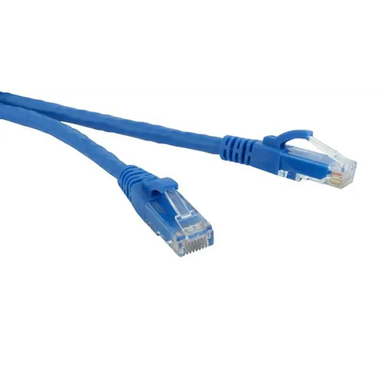 Патч-корд литий, UTP, RJ45, Cat.5e, 15m, синій Патч-корд литий, UTP, RJ45, Cat.5e, 15m, синій