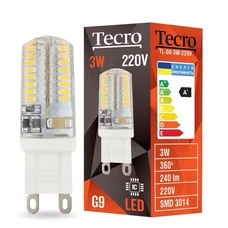 Лампа світлодіодна Tecro 3W G9 2700K (TL-G9-3W-220V)