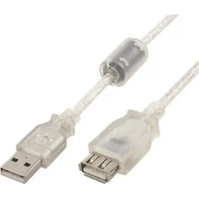 Кабель Cablexpert (CCF-USB2-AMAF-TR-2M) USB2.0 A - USB A, 2м, феритовий фільтр Кабель Cablexpert (CCF-USB2-AMAF-TR-2M) USB2.0 A - USB A, 2м, феритовий фільтр