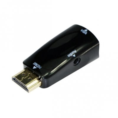 Адаптер Cablexpert HDMI - VGA V 1.4 (M/F), Black (A-HDMI-VGA-02)