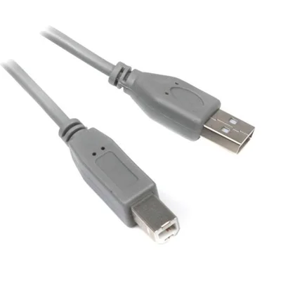 Кабель Maxxter USB - USB Type-B (M/M), 1.8 м, сірий (U-AMBM-6G)